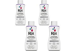 Rit Dyes Fixative Liquid 8 oz. Bottle [Pack of 4 ]