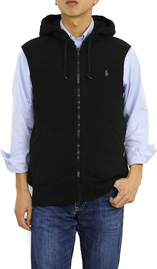 Amazon ポロ ラルフローレン Polo Ralph Laurenメンズ スウェットパーカー ベスト ワンポイント Xs Black 並行輸入品 トレーナー パーカー 通販