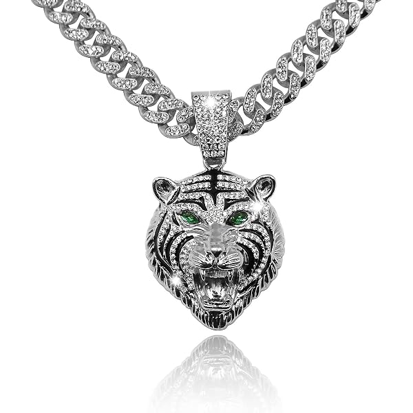 Men's Iced Money Bag Pendant Necklace - Gold Plated, 20x35mm Pendant On 24" Rope Chain, Hip Hop Jewelry