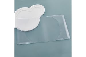 BZQCRT a6 Notebook Cover. Plastic Book Cover .A6 Clear Book Cover 6x4.2 inces