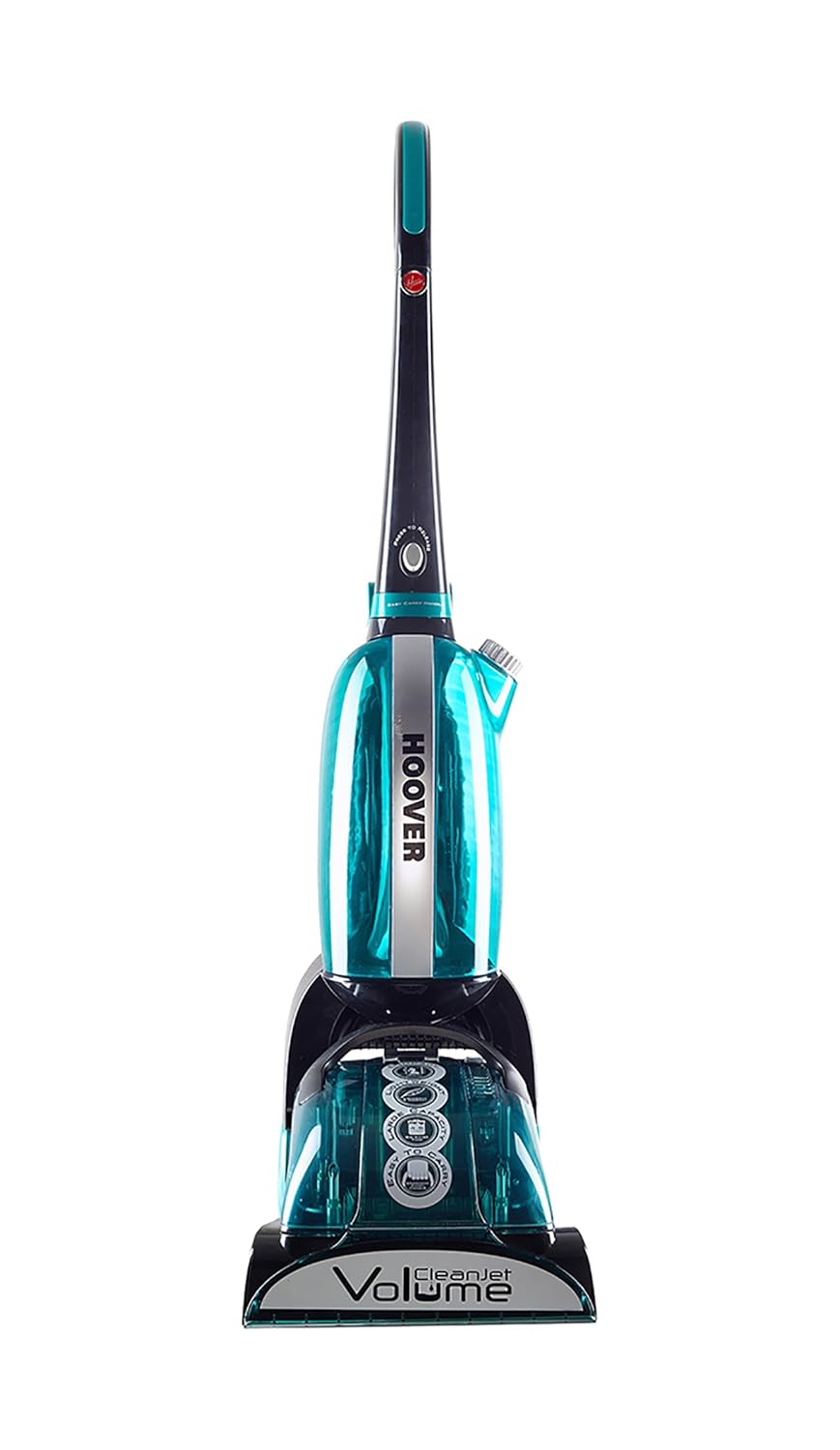 Hoover CJ625 CleanJet Volume Carpet Cleaner, 600W, 4.5 Litre,  Black/Turquoise: Amazon.co.uk: Kitchen & Home