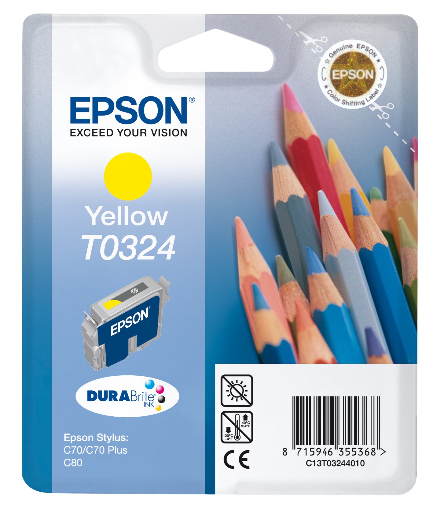 Epson Original SC80/C70 Yellow Ink Cart