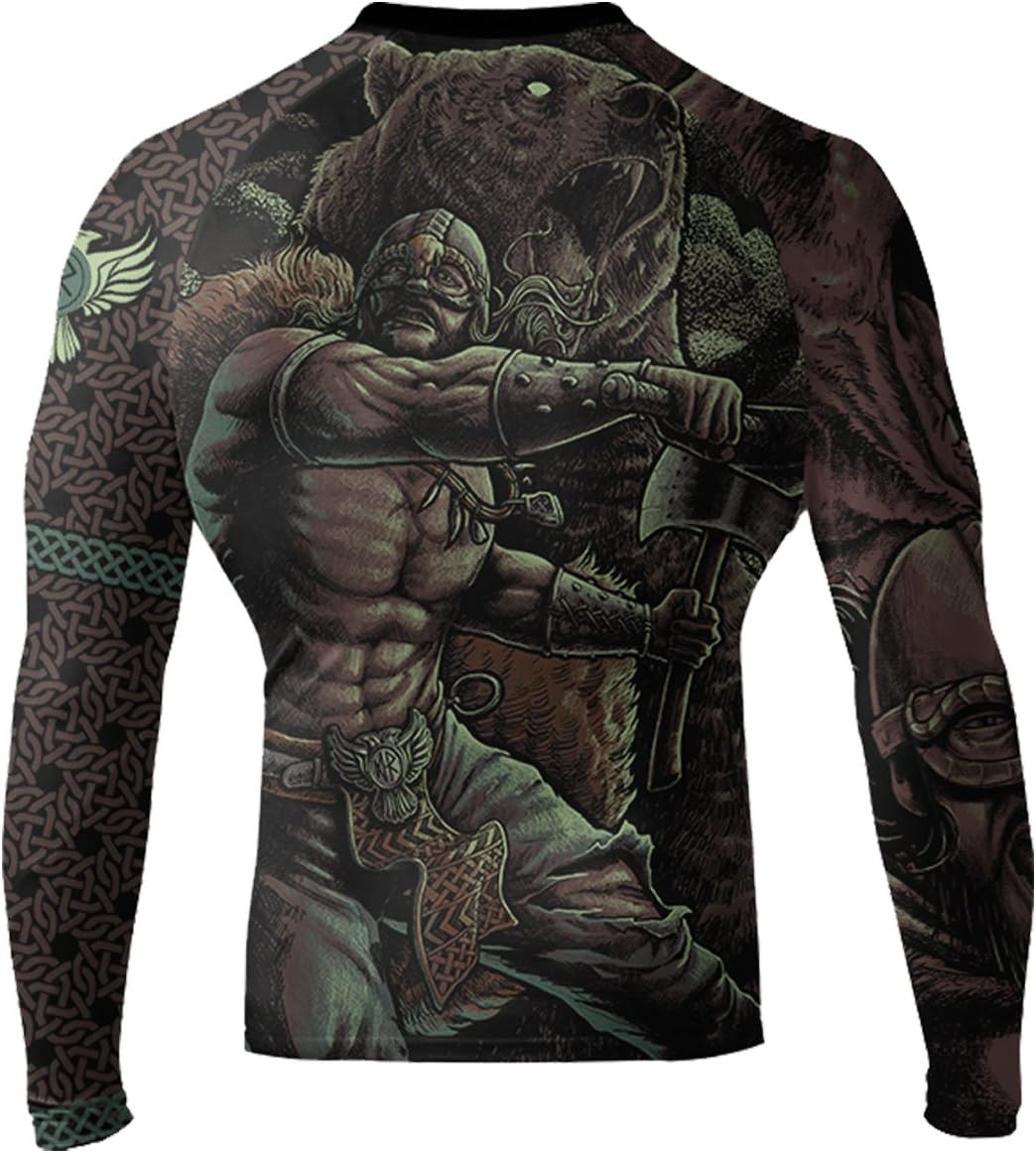 Raven Fightwear Men's Berserker BJJ MMA Rash Guard