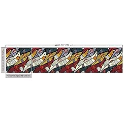 Ambesonne African Fabric by The Yard, Diagonal