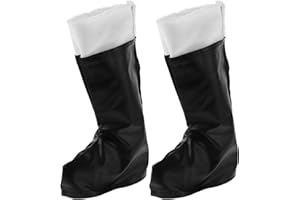 LOGOFUN Santa Claus Boot Santa Claus Dress Footwear Christmas Cosplay Party Decoration for Xmas Party Supplies