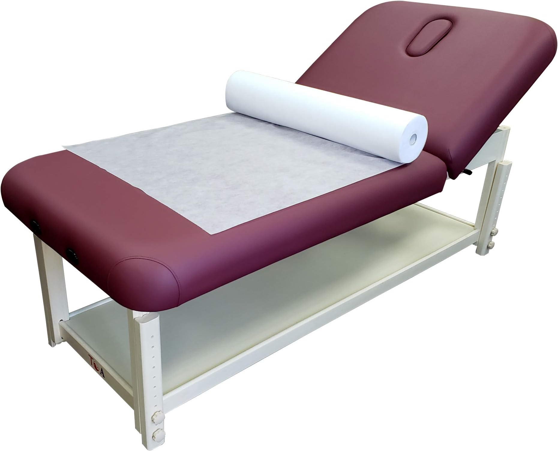 TOA Supply 30" Wide x 294ft Disposable Poly Paper Waterproof Exam Massage Table Bed Cover 50 Sheets/Roll