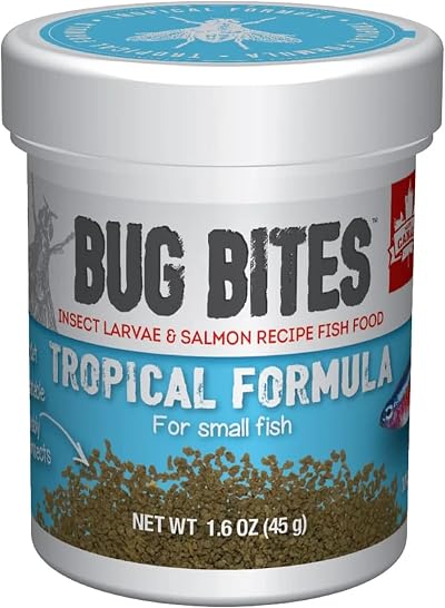 Fluval Bug Bites Tropical Granule Fish Food 45g