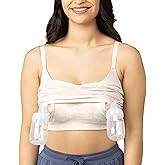 Kindred Bravely Sublime Sleep Pumping Bra Hands Free, Adjustable Pumping & Nursing Bra with EasyClip for All Breast Pumps