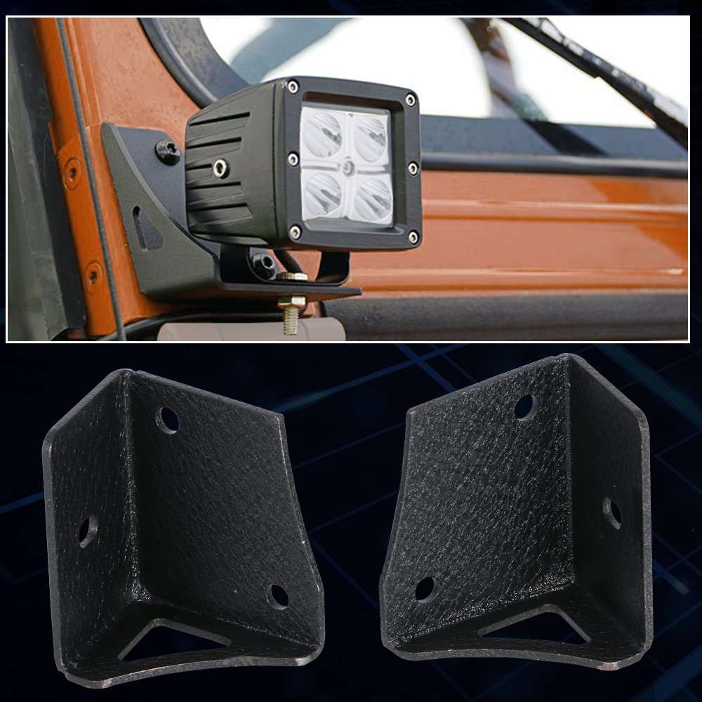 3INCH LED Driving Pod Lights w/ Bracket, Wiring For Jeep ... piaa wiring harness 