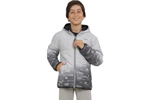 Eddie Bauer Boys' Deer Harbor Reversible Faux Fur Lined Insulated Puffer Jacket