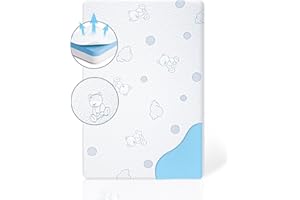 GKEVER Pack and Play Mattress, 38x26 Dual Sided Thick Pack N Play Mattresses Pad with Breathable Jacquard Cover, High Resilience Memory Foam Crib Mattress for Baby Toddlers, Portable & Washable