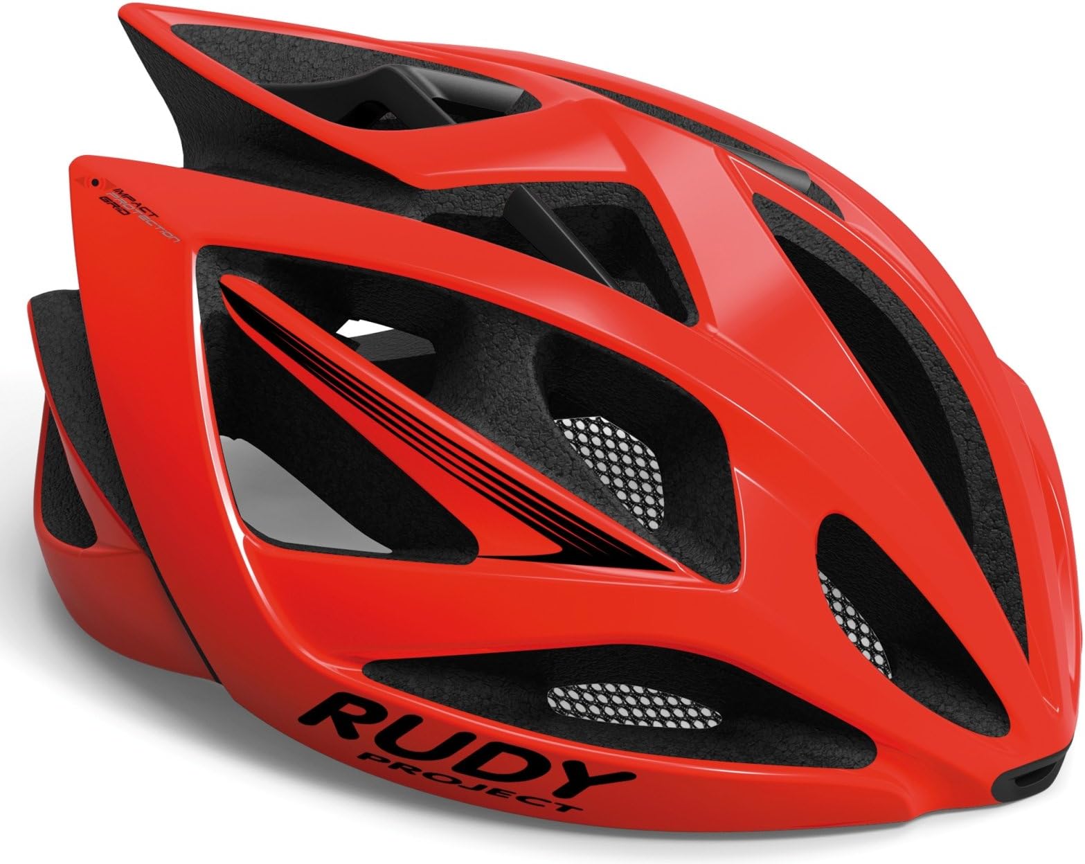 Rudy Project Airstorm road bike helmet – red/black shiny.