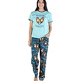 Lazy One Women’s Aquatic Pajama Set – Cute Ocean & Coastal Animal Loungewear for Comfort and Fun