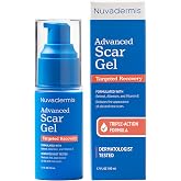 NUVADERMIS Scar Cream Gel for Surgical Scars | Retinol &amp; Vitamin E, 1.7oz | Scar gel for surgical scars, c-section, keloid, and acne scars. Dermatologist recommended with retinol and vitamin E.