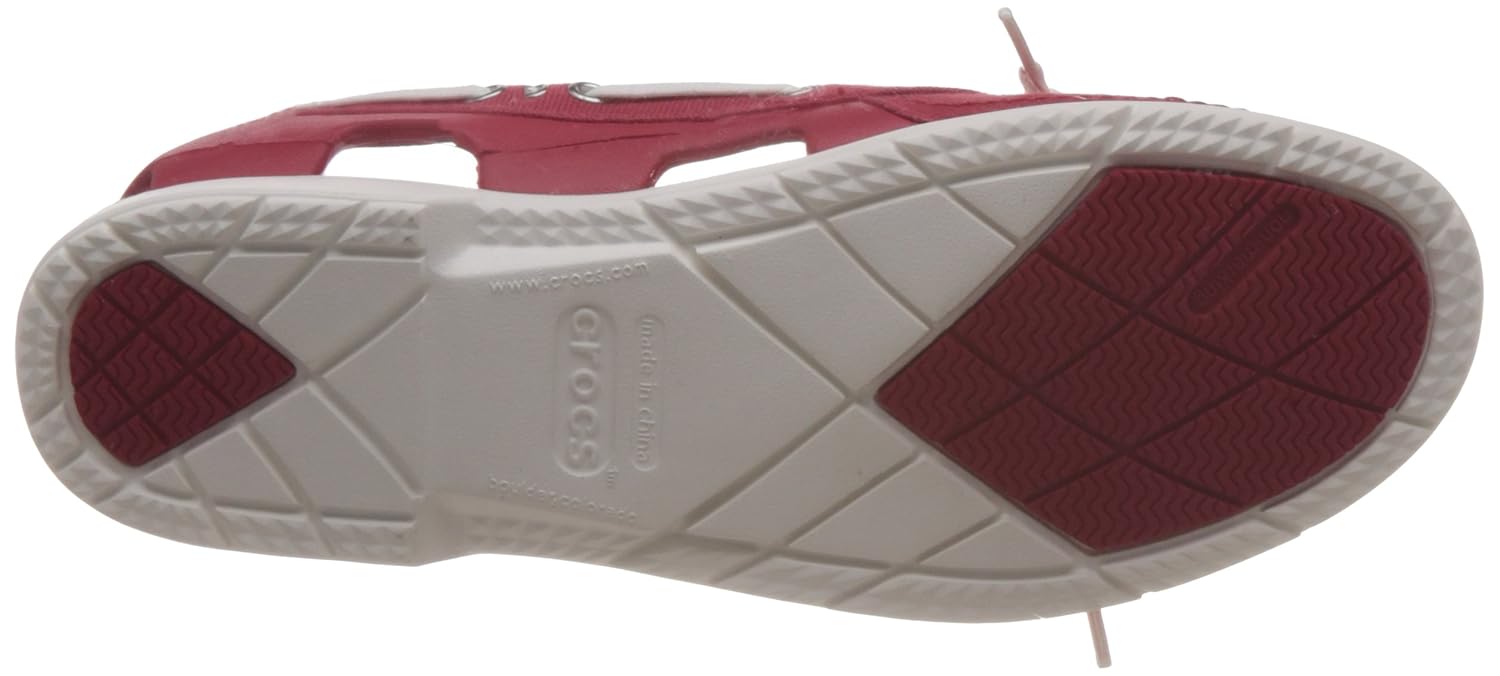 crocs women's beach line hybrid boat shoe w canvas boat shoes