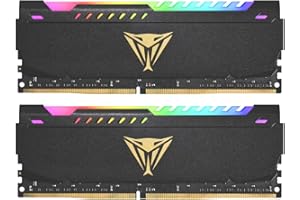 Patriot Viper Steel RGB DDR4 RAM 64GB (2X32GB) 3600MHz CL20 1.35v UDIMM Desktop Gaming Memory Kit Compatible with XMP - PVSR4