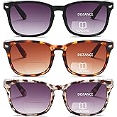 FSRTEP Bifocal Sunglasses For Women Classic Retro Reading Sunglasses 3 Pack UV400 Sun Readers Glasses With Metal Spring
