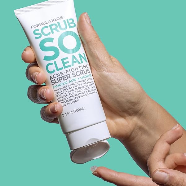 FORMULA 10.0.6 SCRB SO CLEAN ACNE-FIGTING SUPER SCRUB 3.4 FL OZ (100ML)