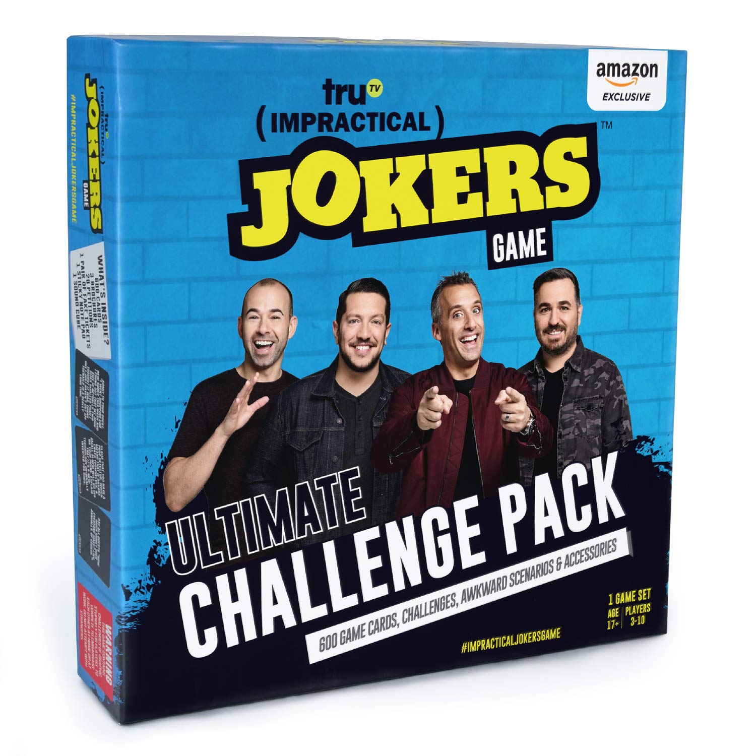 Wilder Toys Impractical Jokers: The Game-Box of Challenges (17+) (WILD-567), for 14+ years