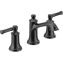 Moen Dartmoor Badarmatur Set - Dusch-Wannen-Armatur In Matt Schwarz | Mit Regenduschkopf & Auslauf, Ohne Ventil