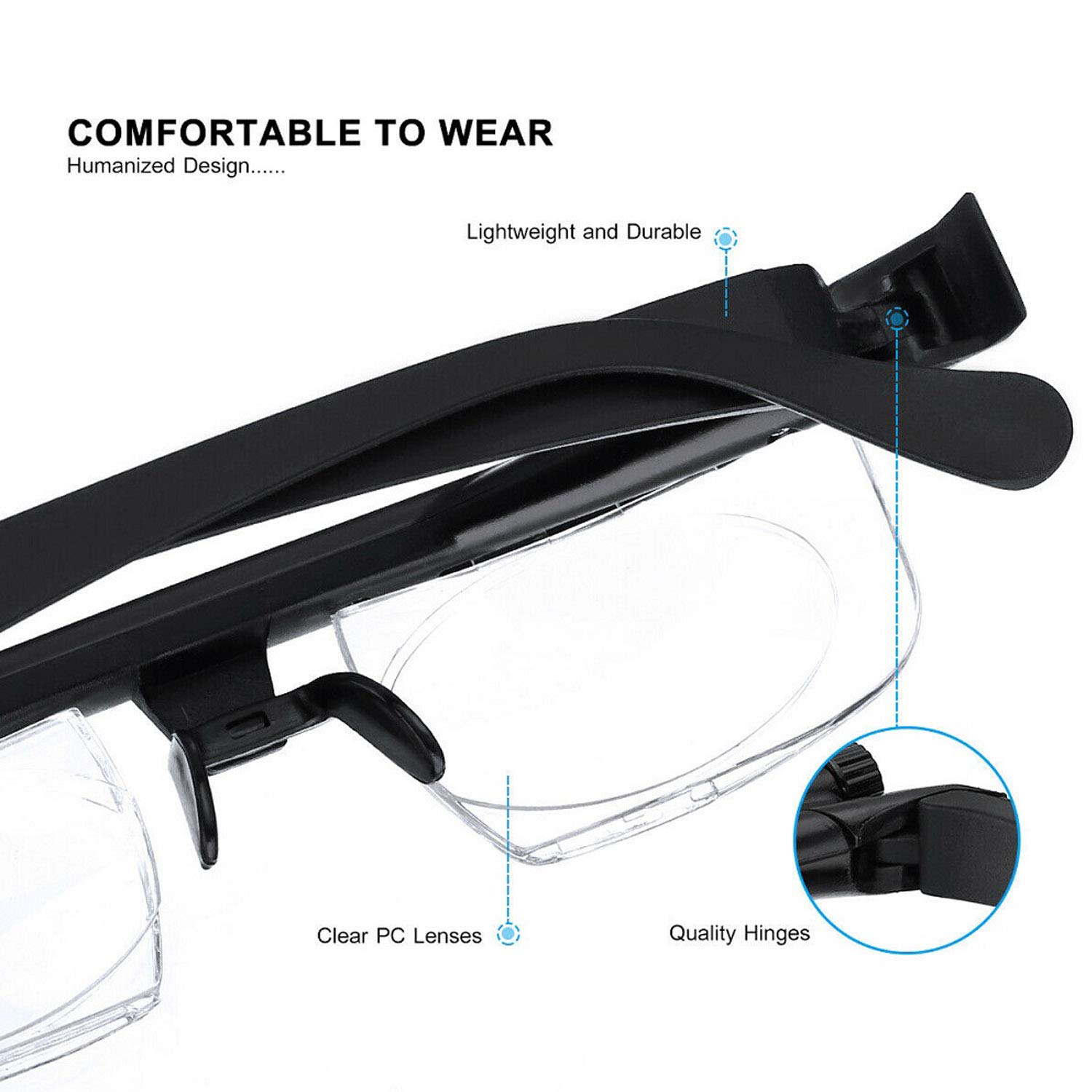 Adjustable Focus Glasses Dial Vision Near and Far Sight Buy Online in