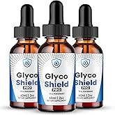 Glyco Shield Drops, Official GlycoShield Blood Formula Support Supplement - Maximum Strength, All Natural Formula to Maintain Overall Well Being & Healthy Energy, Premium GlycoShield Reviews (3 Pack)