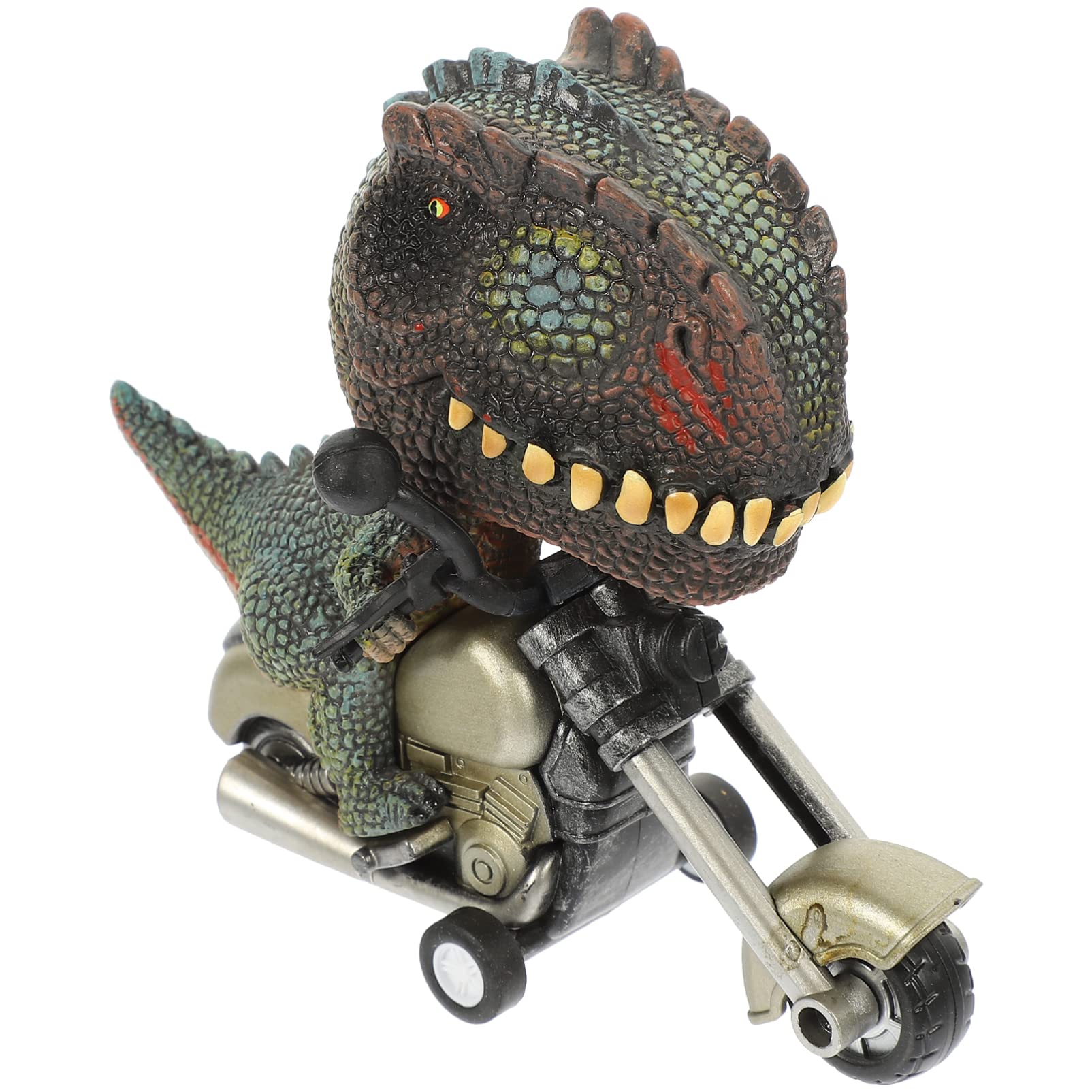 Animal Motorcycle Toy Friction Powered Motorcycle Dinosaur Animal Toy Pull Back Cars Vehicle Toys for Kids Boys Tyrannosaurus Rex
