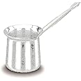 Stainless Steel Turkish Coffee & Milk Pot - 33.8 oz (1 Liter)