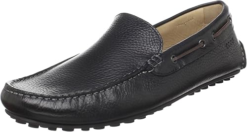 ecco moccasin mens black