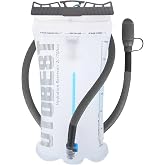 UTOBEST Water Bladder TPU Hydration Bladder with Insulated Tube UTR211 | Food-Grade TPU, BPA Free, Insulated Tube, High Flow Bite Valve, Easy Use and Cleaning, for Hiking, Running,Cycling,Camping