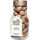 iSpice Premium nutmeg, whole nutmeg is Gluten Free and Non-GMO, 100% Natural, Nutmeg whole is used in Coffee, tea, hot chocol
