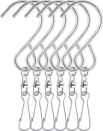 Amazon Com Swivel Hooks Clips For Wind Chimes Outdoor Wind