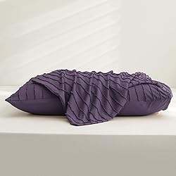 JELLYMONI Pillowcases King Size Purple 2 Pack Boho