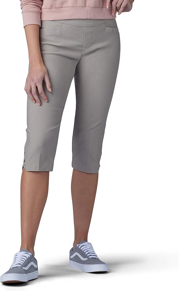 Lee Women's Sculpting Slim Fit Pullon Vent Hem Skimmer Pant at Amazon