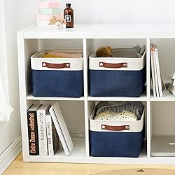 Pulnimus Storage Basket for Shelves - Large 4 Pack