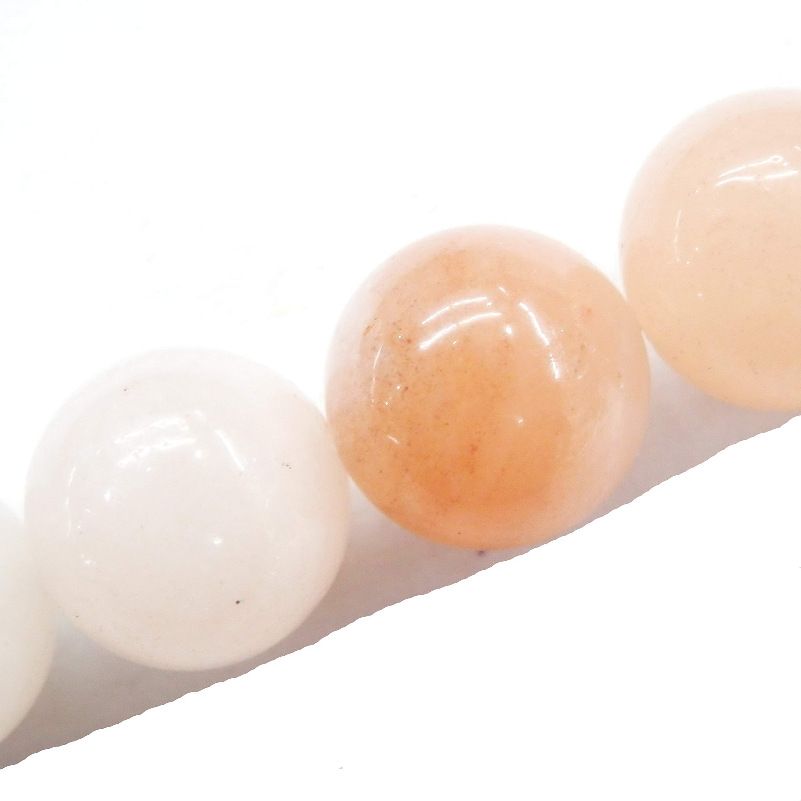 Fukugems Gemstone Beads for Jewelry Making, Sold per Bag 5 Strands Inside (Pink Aventurine, 6mm) โ image 1