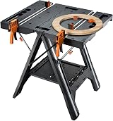 WORX Pegasus WX051 Versatile Folding Work Table Sawhorse with Clamps view 10
