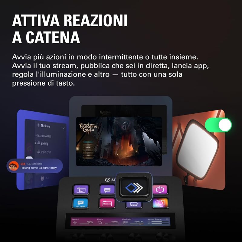 Stream Deck +, mixer audio e controller da studio