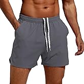 Starlemon Men's 5" Athletic Running Shorts Quick Dry Lightweight Workout Shorts for Men Sports Gym Training with Pockets