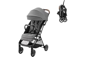 Graco Ready2Jet Compact Stroller – Overhead Friendly Compact Travel Stroller with Automatic Fold, Kingston