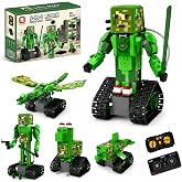 RC Robot Building Kit, 5in1 STEM Coding Robot Toy with APP &amp; Remote Control | Transforming Multi-Model Design, Rechargeable Motorized Movement, Creative Engineering Assembly, Hands-On STEM Learning