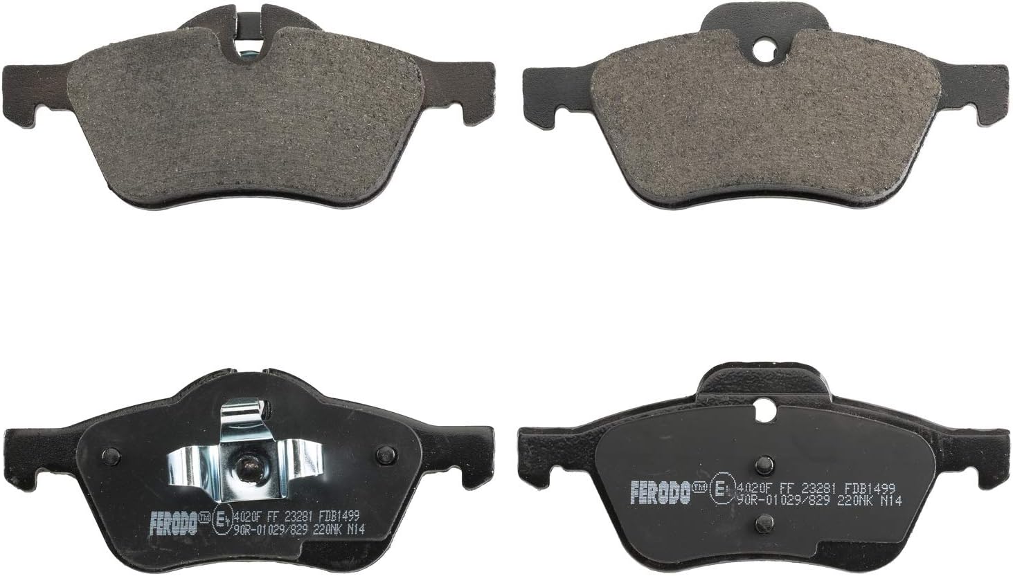 FerodoFDB1499 Low Steel Disc Brake Pad, Set of 4