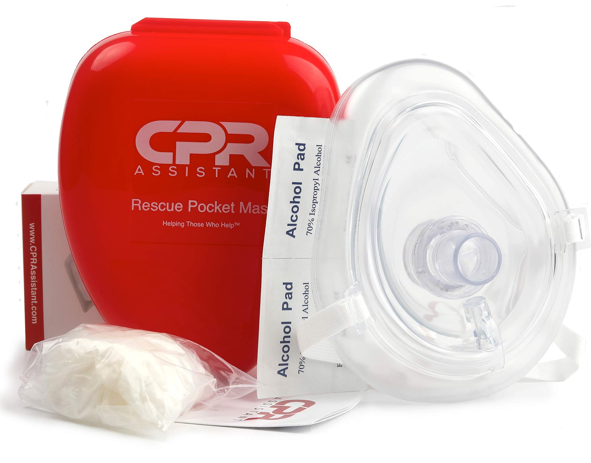 CPR Assistant CPR Mask & Valve Pocket Resuscitator Kit