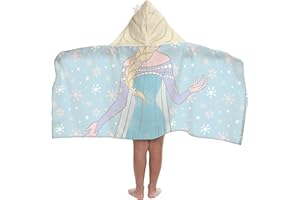 Jay Franco Kids Hooded Towel – 22" x 51" Super Soft Bath Wrap with 3D Hood, Beach, Pool & Travel, Official Licensed Product, 