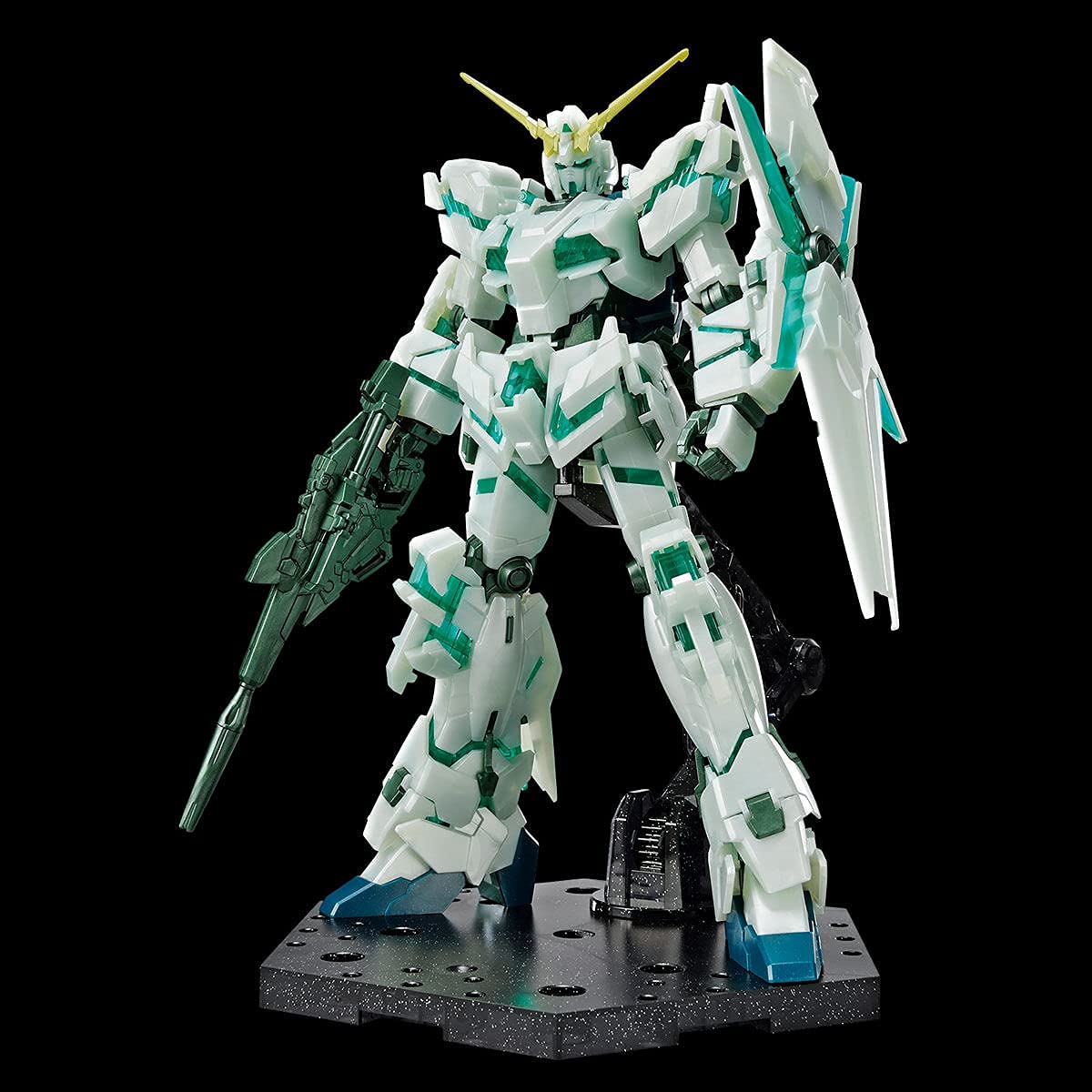 Hỏa Tốc] Mô Hình Lắp Ráp HGUC 1/144 Unicorn Gundam   Luminous Crystal Body Gundam Base Chinh Hang Bandai
