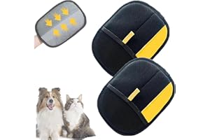 Pure Path Pet Hair Remover Glove, Electrostatic Gloves Pets Hairs Remover for Easily Cleaning