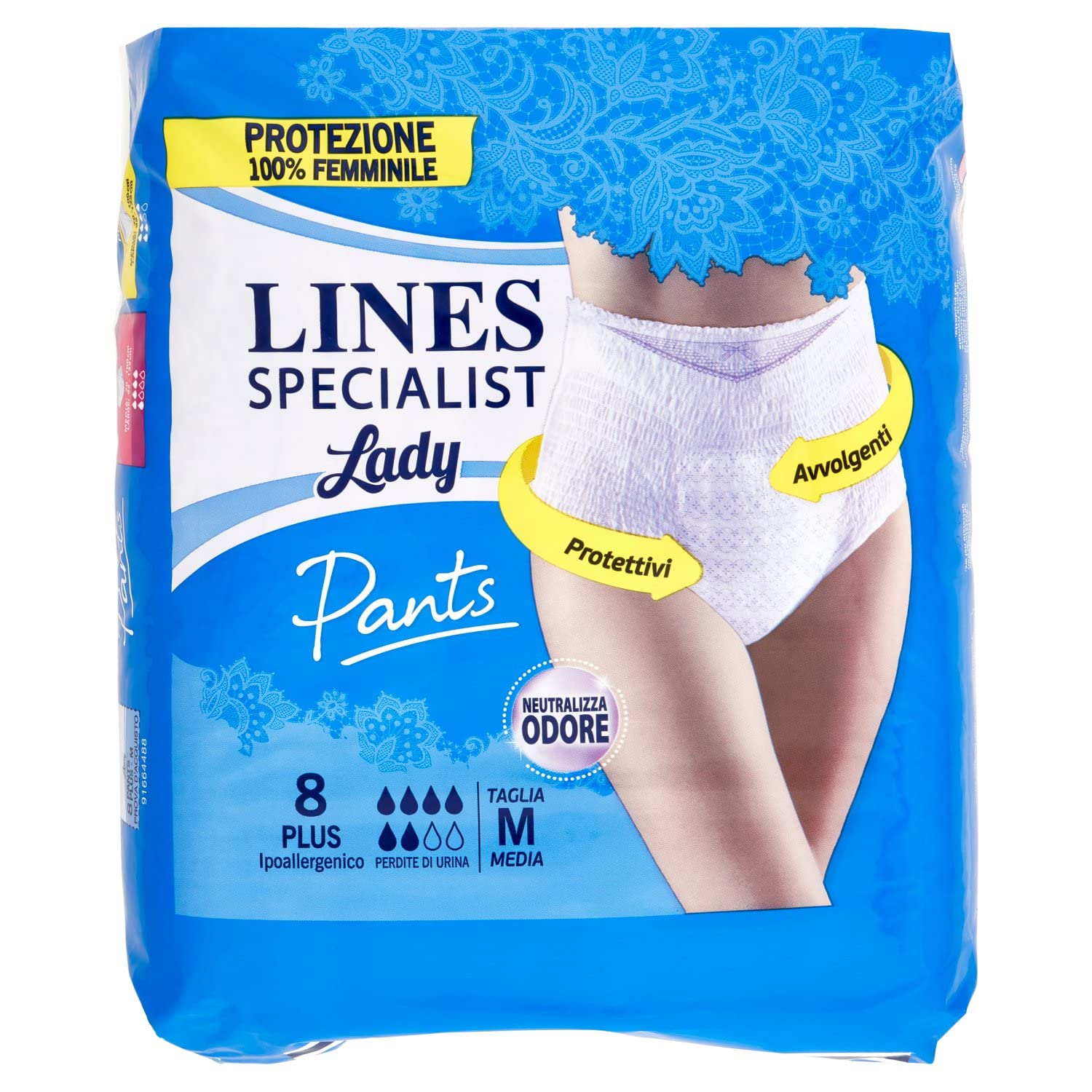 Lines Specialist Pants Plus Size M-8 Absorbent for Urine