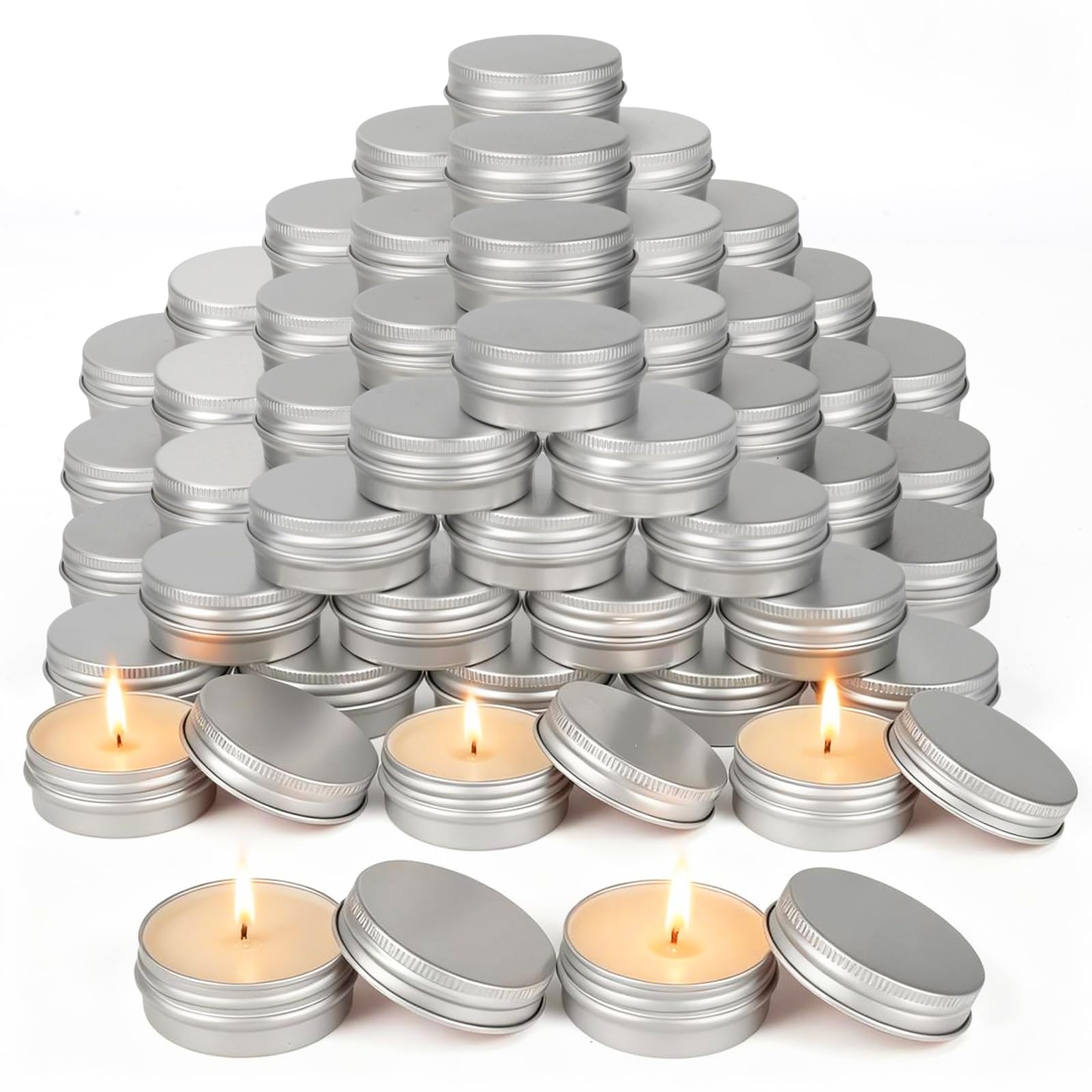 Photo 1 of Veiuwa 100 Pcs 1 Oz Mini Vanilla Scented Soy Candle Set,Wedding Favors for Guests Bulk 100,The Quantity of Multiple Sets Meets Your Needs for Wedding and Party Gifts and Party Favors.