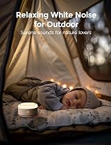 Momcozy Sound Machine Baby Night Light 20 Sleep Sounds Timer Memory Portable view 8