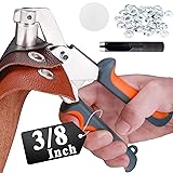 BIZOEPRO Heavy Duty Grommet Tool Kit, 500 pcs 3/8